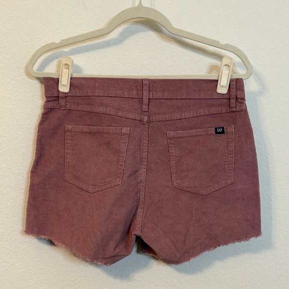 GAP Corduroy Cut Off Jean Shorts in Nostalgia Rose NWT- Size 4 - Picture 5 of 6